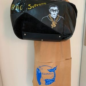 RBG Supreme Suede Leather Satchel